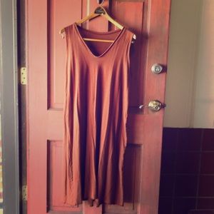 Comfy cozy cotton midi dress